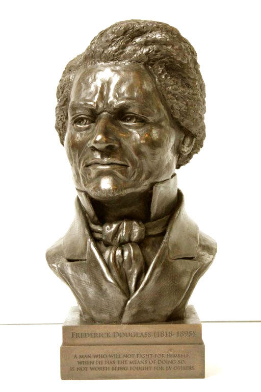 Frederick Douglass Bronze Desk Bust