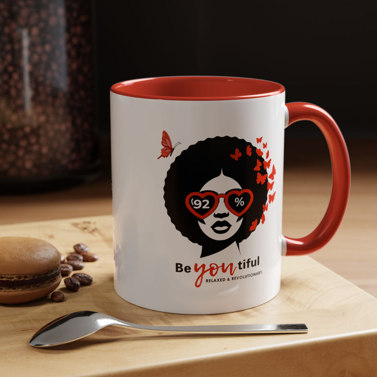 BeYOUtiful 92% | HIATUS Accent Coffee Mug