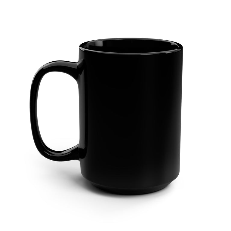 Langston Golf Club Black 15oz Coffee Mug — Minimal Script Logo
