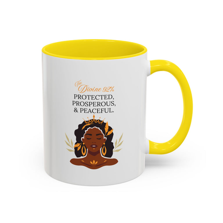 Divine & Protected 92% | HIATUS Accent Coffee Mug