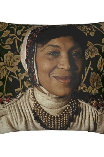 Icon Series, "Hurston" Velvet Throw Pillow