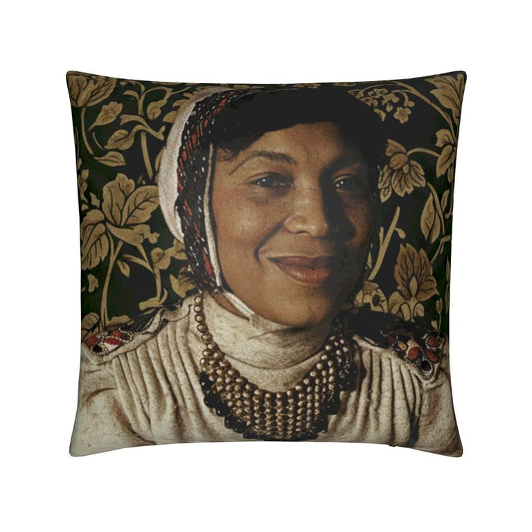 Icon Series, "Hurston" Velvet Throw Pillow