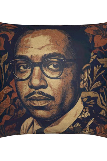 Icon Series, "Hughes" Velvet Throw Pillow