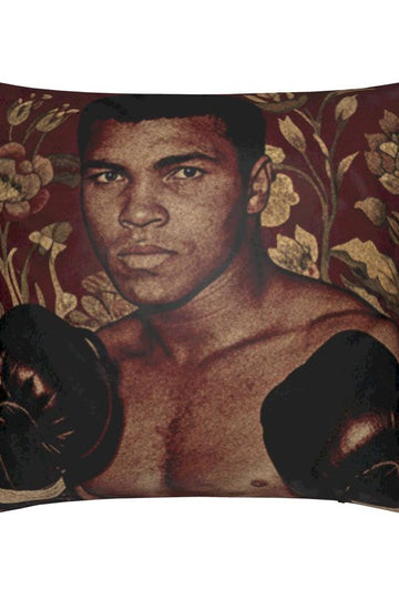 Icon Series, "Ali" Velvet Throw Pillow