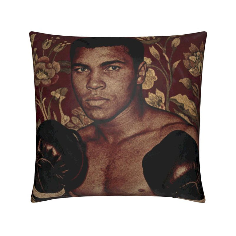 Icon Series, "Ali" Velvet Throw Pillow