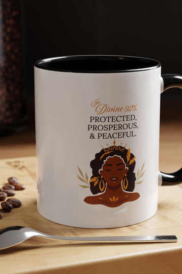 Divine & Protected 92% | HIATUS Accent Coffee Mug