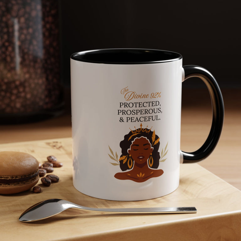 Divine & Protected 92% | HIATUS Accent Coffee Mug
