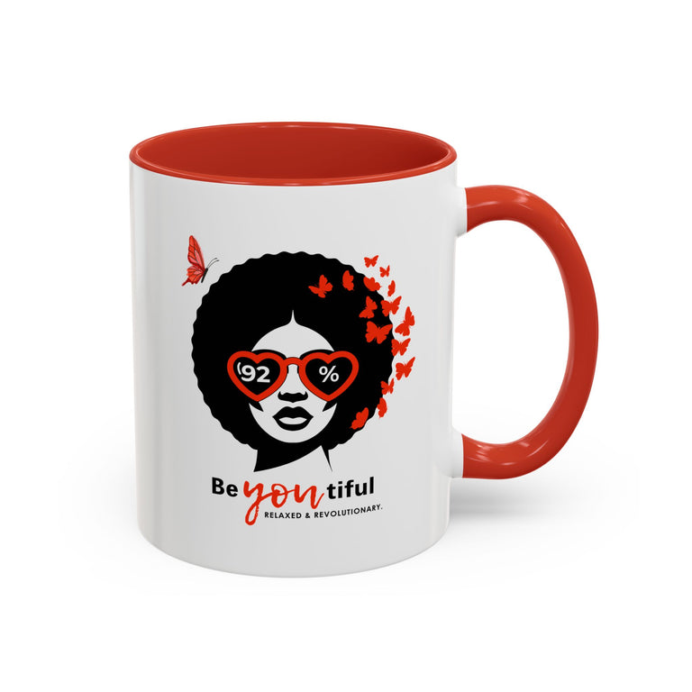BeYOUtiful 92% | HIATUS Accent Coffee Mug