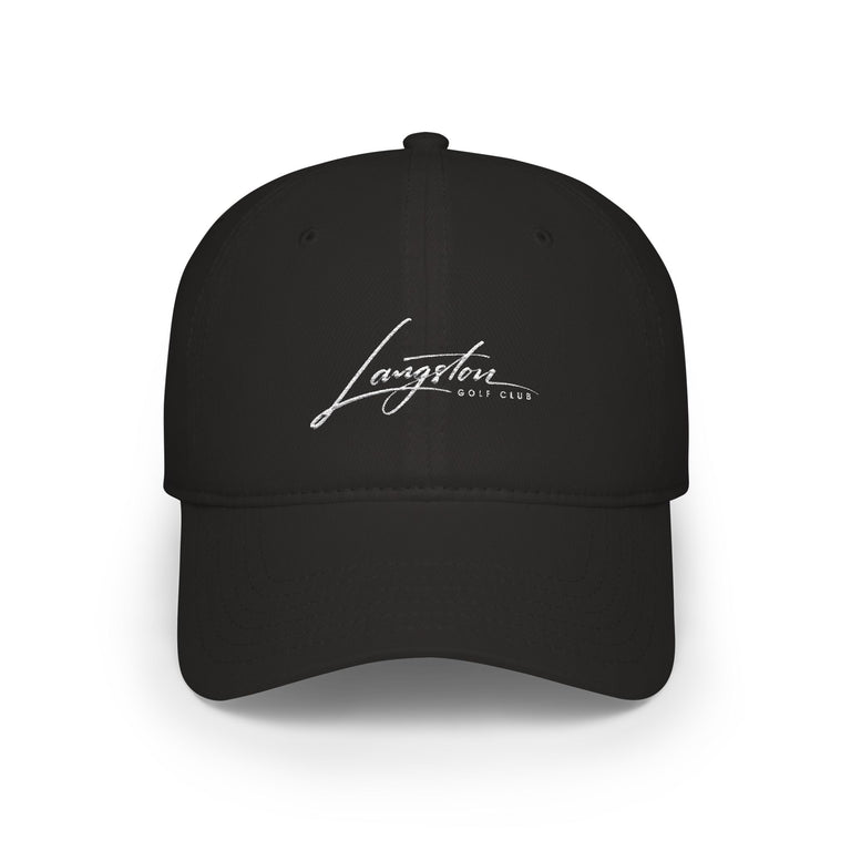 Langston Golf Club Founders Collection Low-Profile Baseball Cap — Embroidered Signature
