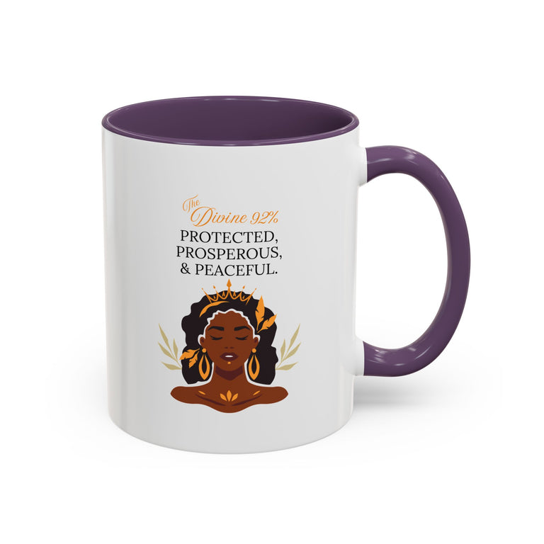 Divine & Protected 92% | HIATUS Accent Coffee Mug