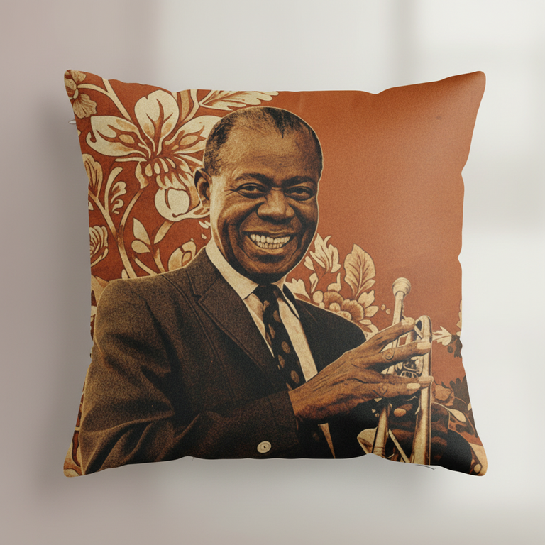 Icon Series, Velvet Throw Pillow (Warm Hues)