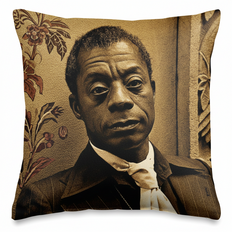Icon Series, Velvet Throw Pillow (Warm Hues)