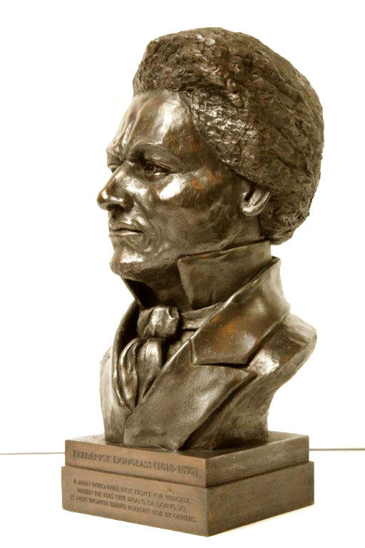 Frederick Douglass Bronze Desk Bust