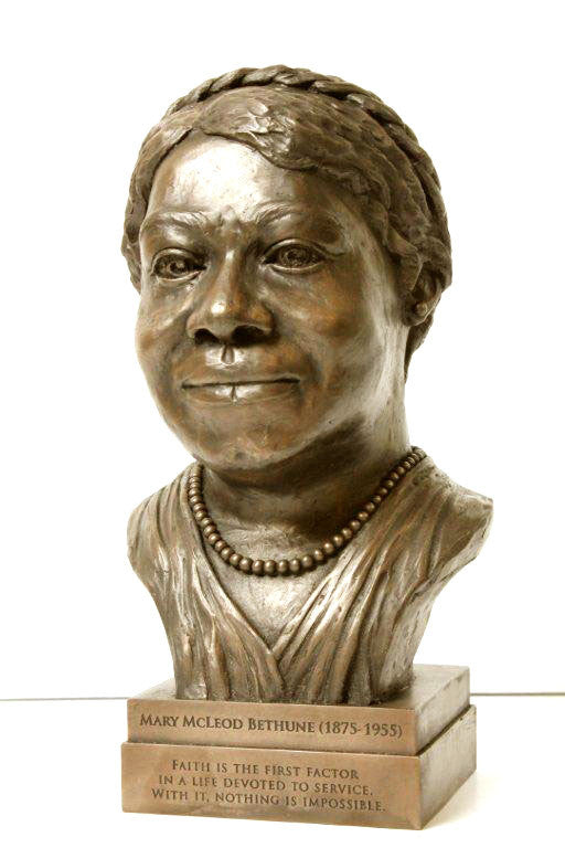 Mary McLeod Bethune Bronze Desk Bust